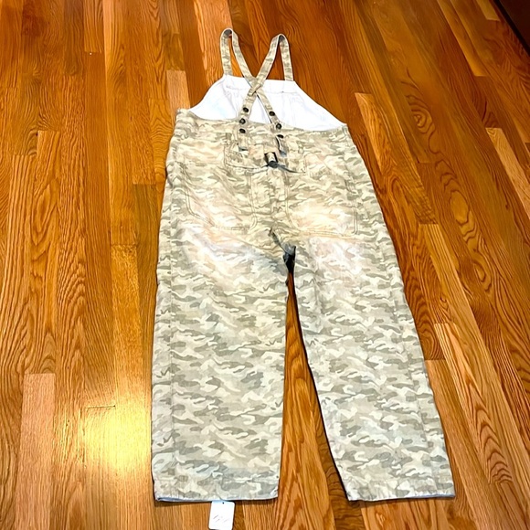 Free People Way it Goes Camo Harem Overalls Size Large NWT - Picture 15 of 16